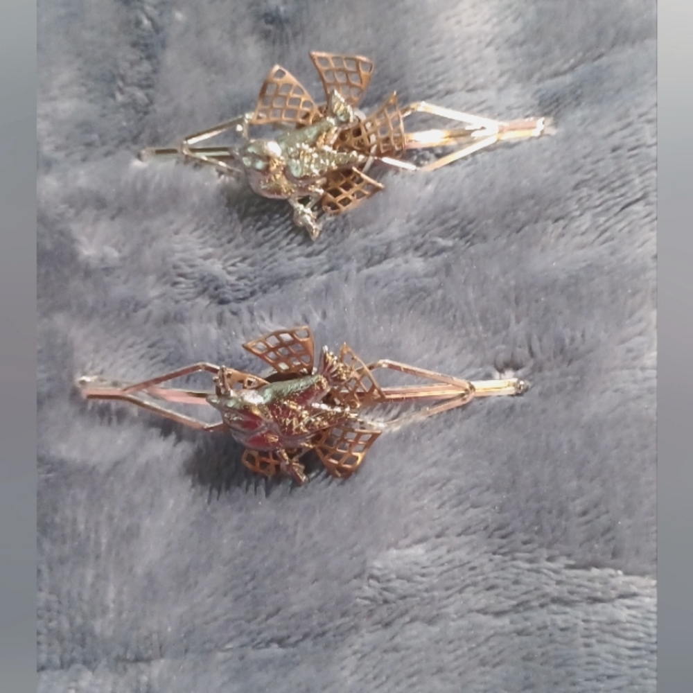 Bird. Hairpin set